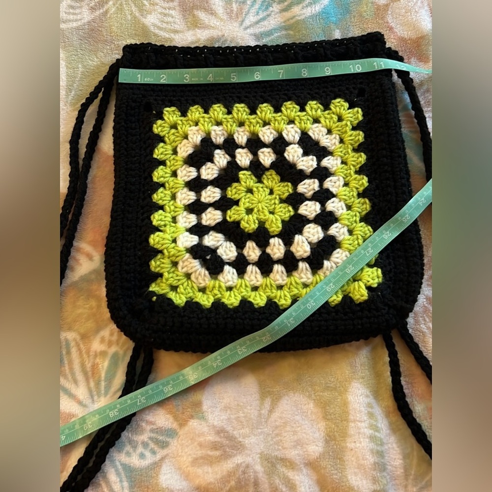 Crocheted Backpack - image 5